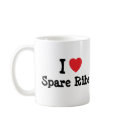 I love Spare Ribs heart T-Shirt mugs by funnycustomtshirts I love Spare Ribs heart T-Shirt mugs