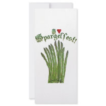 I Love Spargelfest! Rack Cards