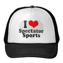 I love Spectator Sports Trucker Hat