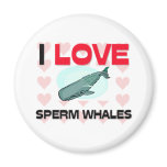 I Love Sperm Whales magnets