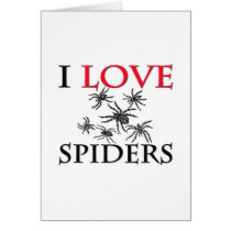 I Love Spiders Cards
