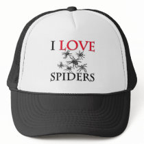 I Love Spiders Trucker Hats