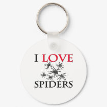 I Love Spiders keychains by tshirtshirts I Love Spiders keychains