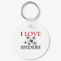 I Love Spiders keychains by tshirtshirts I Love Spiders keychains