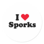 I love sporks stickers