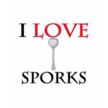 I Love Sporks t-shirts