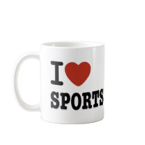 I LOVE SPORTS mugs by senicaco I LOVE SPORTS mugs