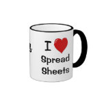 I Love Spreadsheets & Spreadsheets Love Me Mug