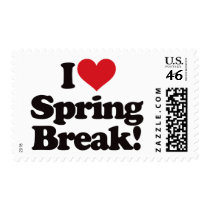 I Love Spring Break! postage by visualnewbie I Love Spring Break! postage