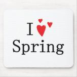 I Love Spring Mousepads