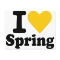 I love spring postcards by Thinkdifferent I love spring postcards