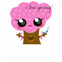 I love spring! t-shirts