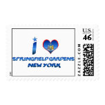 I love Springfield Gardens, New York Postage Stamps