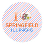 I Love Springfield, IL Stickers