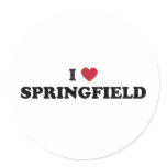 I Love Springfield Illinois Sticker