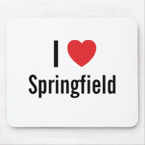 I love Springfield mousepads by funnycustomtshirts I love Springfield mousepads