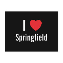 I love Springfield postcards by funnycustomtshirts I love Springfield postcards
