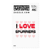 I LOVE SPURRIERS postage