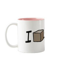 I Love Square Eggs Mug