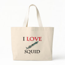 I Love Squid bags by tshirtshirts I Love Squid bags