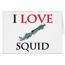 I Love Squid cards