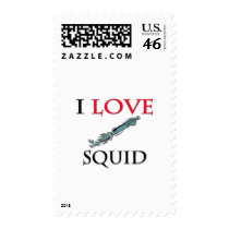 I Love Squid postage by tshirtshirts I Love Squid postage