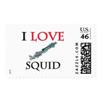 I Love Squid postage by tshirtshirts I Love Squid postage
