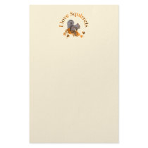 I Love Squirrels stationery by TLArnold I Love Squirrels stationery