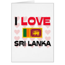 I Love Sri Lanka cards by tshirtshirts I Love Sri Lanka cards