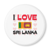 I Love Sri Lanka magnets by tshirtshirts I Love Sri Lanka magnets