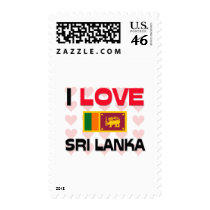 I Love Sri Lanka postage