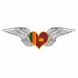 I Love Sri Lanka -wings Photo Sculpture