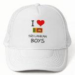 I Love Sri Lankan Boys hats