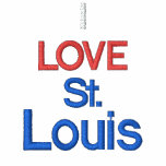 I Love St. Louis Embroidered Hooded Sweatshirt