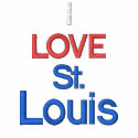 I Love St. Louis embroidered shirts