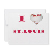 I Love St. Louis Custom Invitation