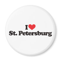 I Love St Petersburg magnets by visualnewbie I Love St Petersburg magnets