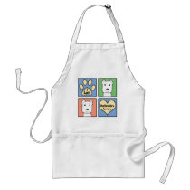 I Love Staffordshire Terriers Apron