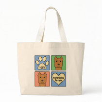 I Love Staffordshire Terriers Canvas Bags