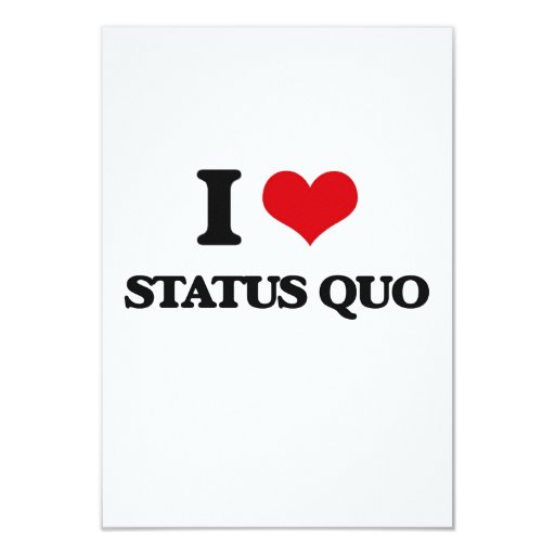 I love Status Quo Card Zazzle