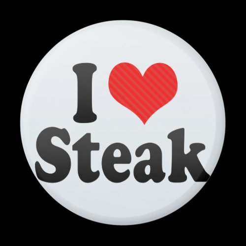 I Love Steak Refrigerator Magnets