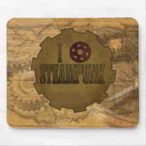 I love Steampunk Mousepad