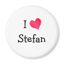 I Love Stefan magnets by definingyou I Love Stefan magnets
