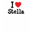 I love Stella heart T-Shirt