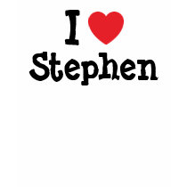 I love Stephen heart custom personalized t-shirts