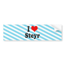 I Love Steyr, Austria. Ich Liebe Steyr, Austria Bumper Sticker