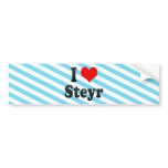 I Love Steyr, Austria. Ich Liebe Steyr, Austria Bumper Sticker