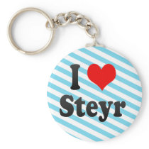 I Love Steyr, Austria. Ich Liebe Steyr, Austria Key Chains