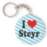 I Love Steyr, Austria. Ich Liebe Steyr, Austria keychains