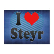 I Love Steyr, Austria. Ich Liebe Steyr, Austria Post Cards